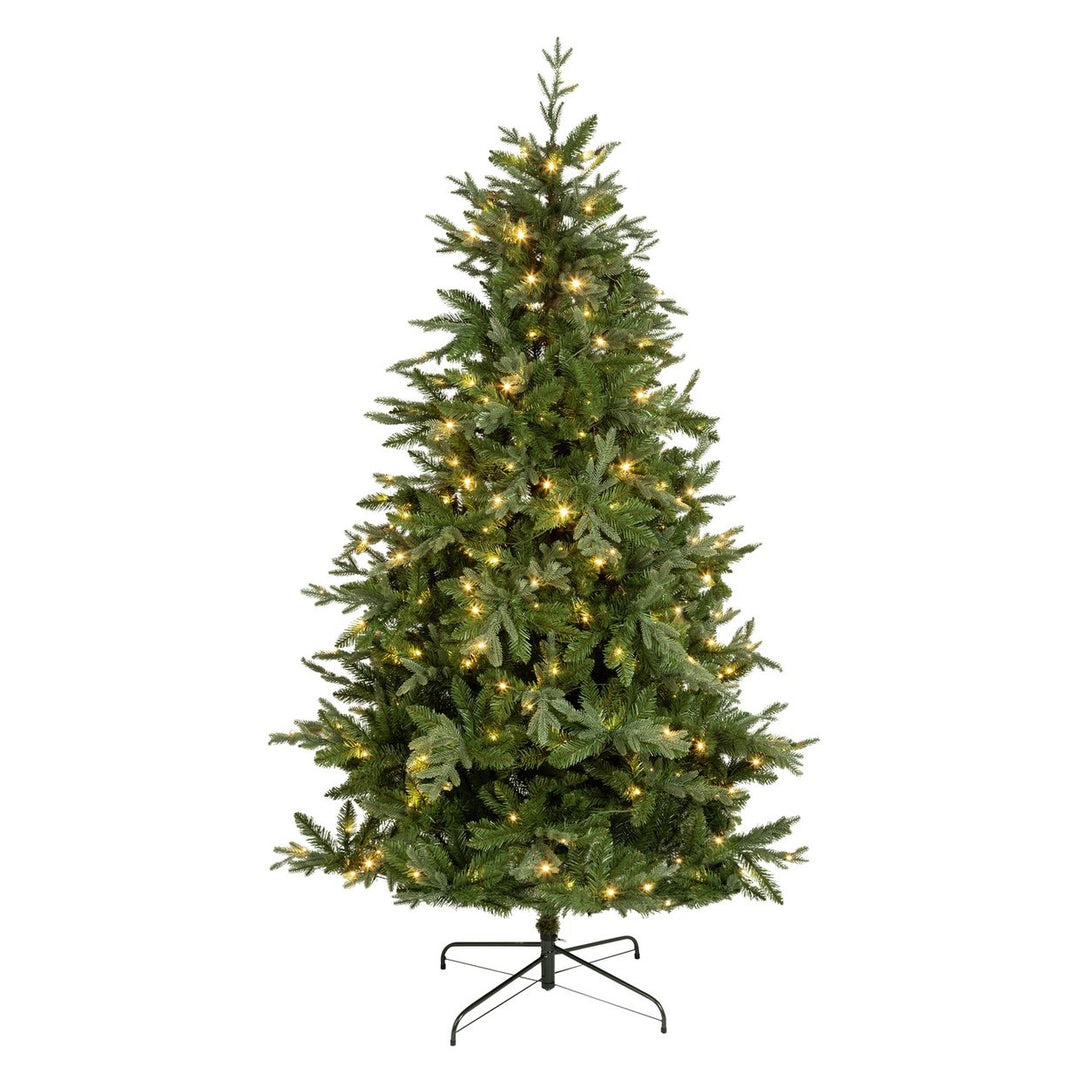 Habitat 7ft Pre lit Upswept Mixed Tip Christmas Tree