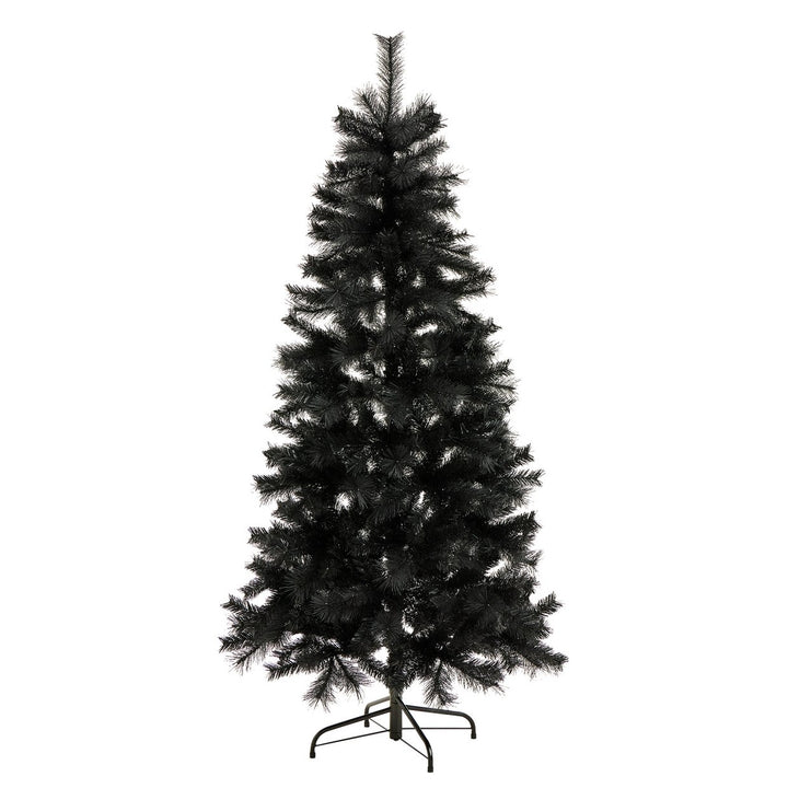 Habitat 6ft Black Tips Artificial Christmas Tree