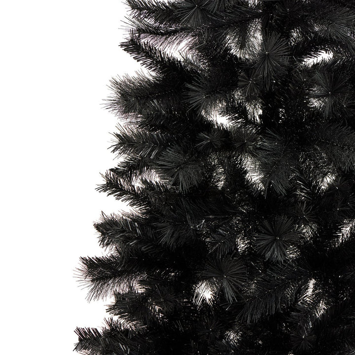 Habitat 6ft Black Tips Artificial Christmas Tree