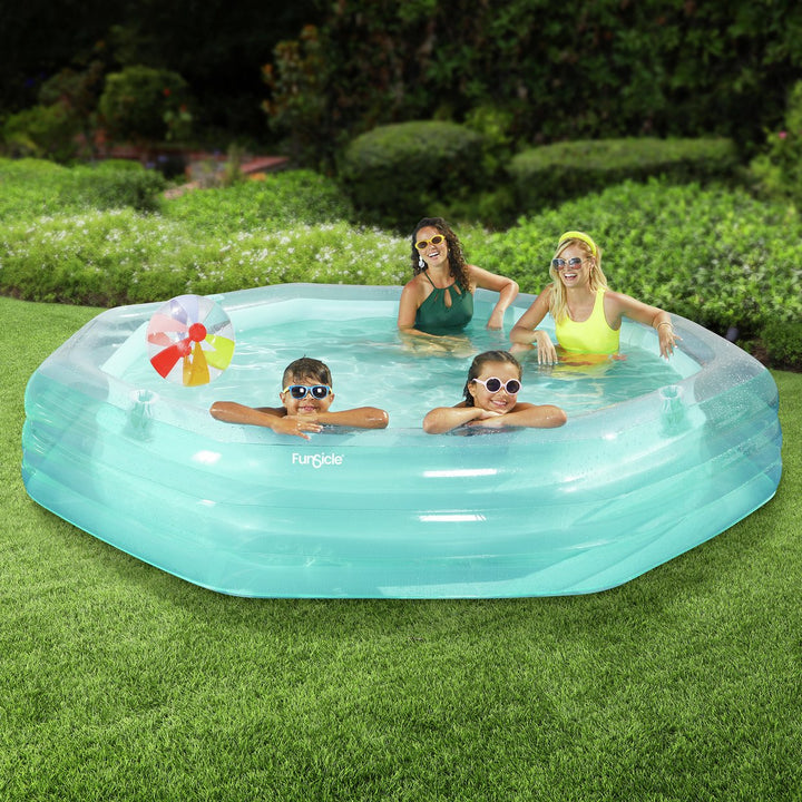 Funsicle 9ft Octagonal Family Paddling Pool