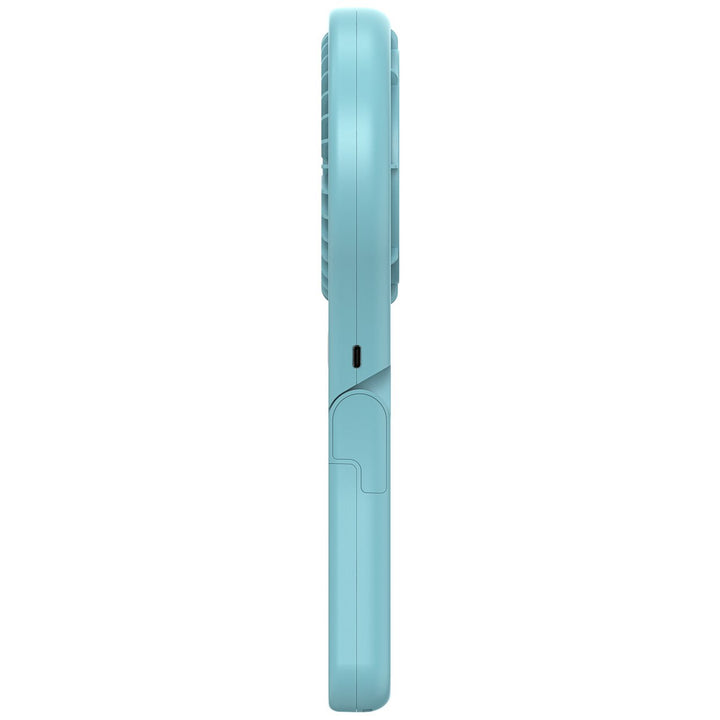 Bush Blue Handheld &amp; Foldable Rechargeable Desk Fan - 4 Inch