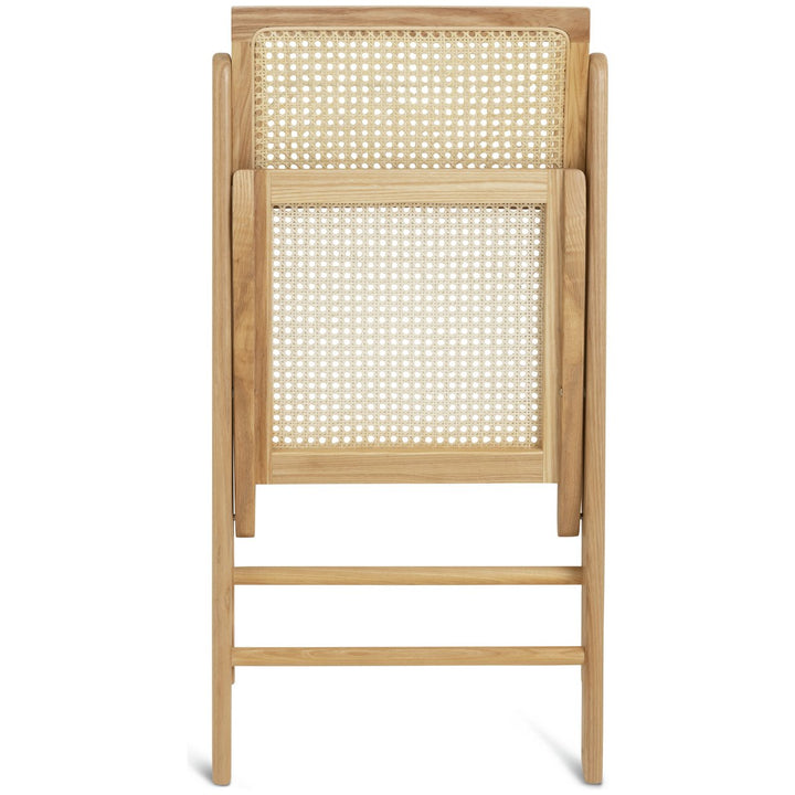 Habitat Peio Rattan Folding Dining Chair - Natural
