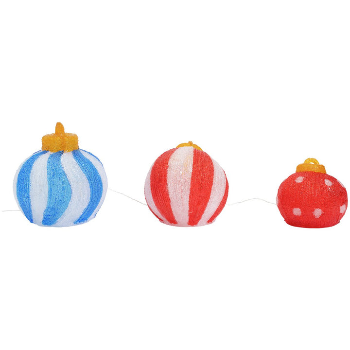 Home Light Up Bauble Christmas Decorations