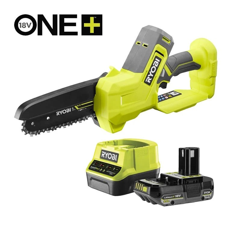Ryobi RY18PS15A-120 18V ONE+ 15cm Cordless Pruning Saw (1 x 2.0Ah)