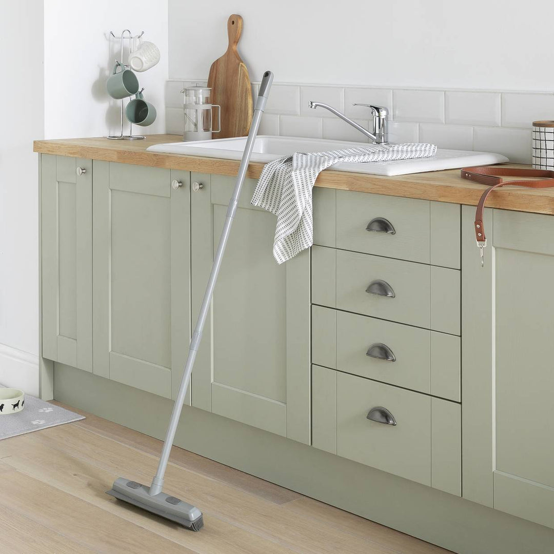 Home Long Handled Pet Broom - Grey