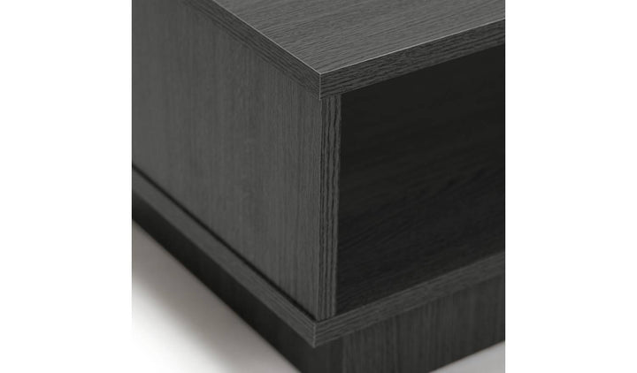 Home Cubes 1 Shelf Coffee Table - Black