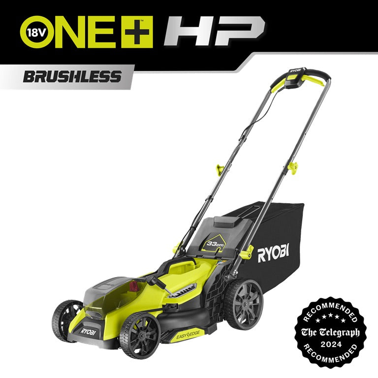 Ryobi RY18LMX33A-0 18V ONE+ Cordless Brushless 33cm Lawn Mower (Bare Tool)