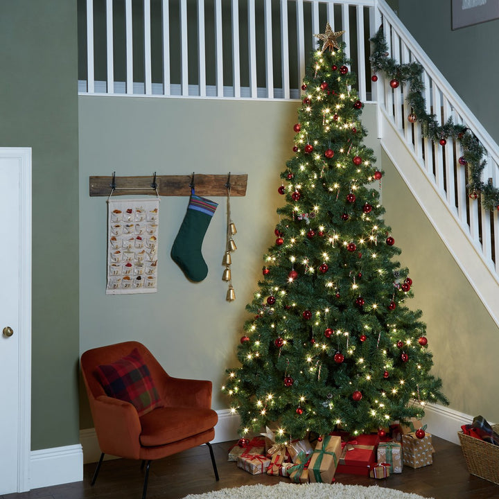 Habitat Green 10ft Pre Lit Christmas Tree