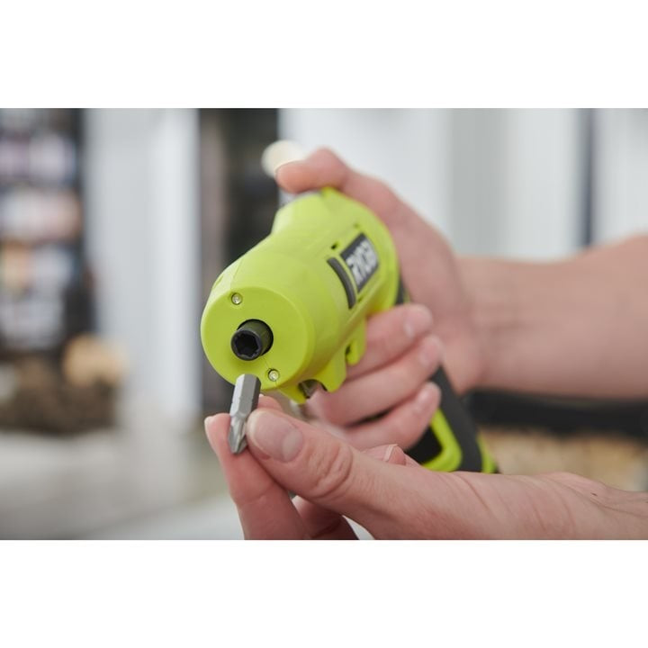 Ryobi RSDP4-120G-04 V Cordless Pivoting Screwdriver (1x 4V 2.0Ah)