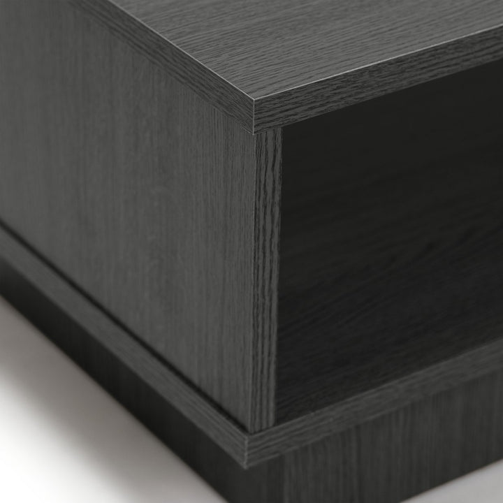 Home Cubes 1 Shelf Coffee Table - Black