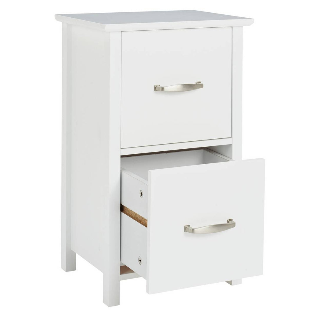 Home 2 Drawer Bathroom Drawer Unit - White