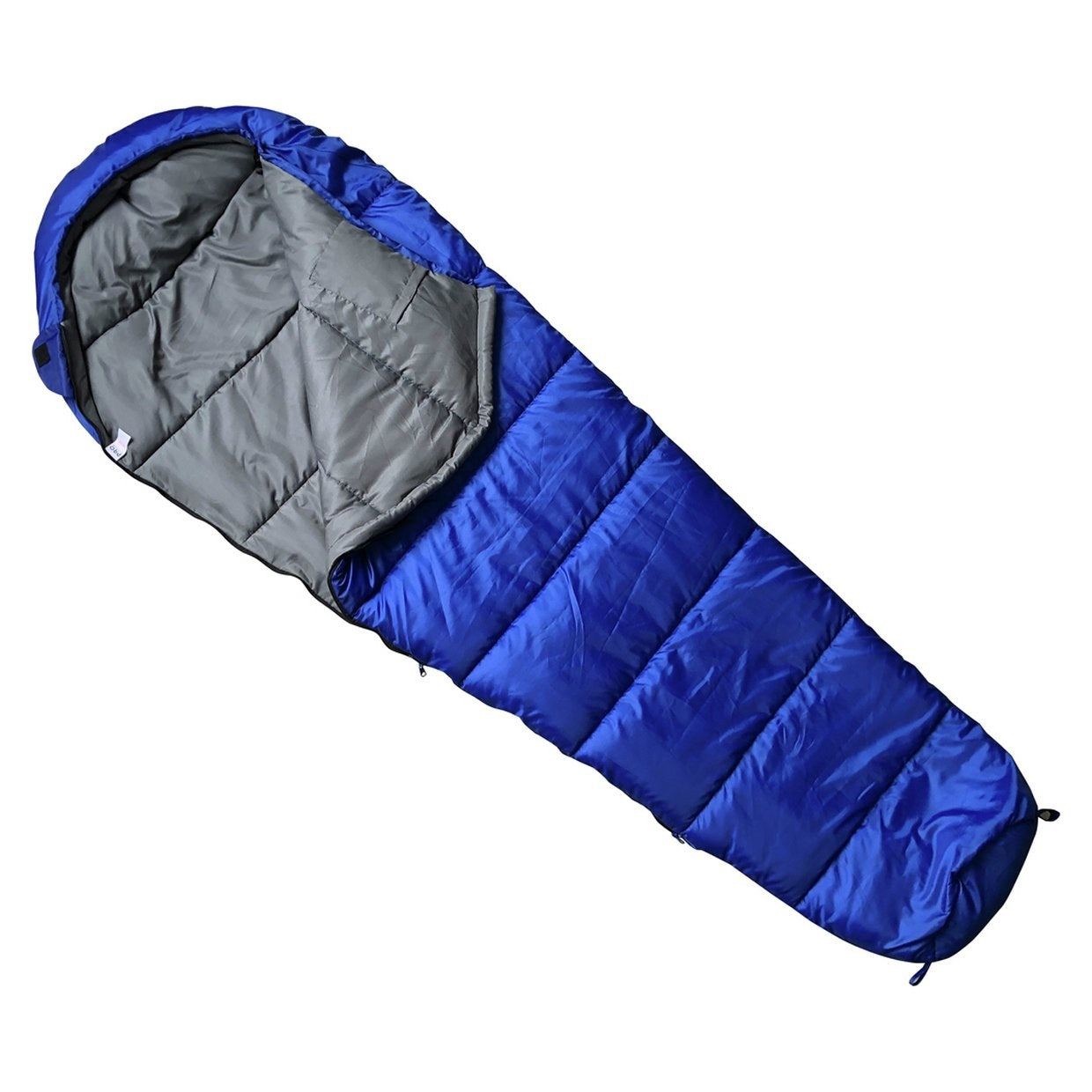 Pro Action 300GSM Mummy Sleeping Bag Blue
