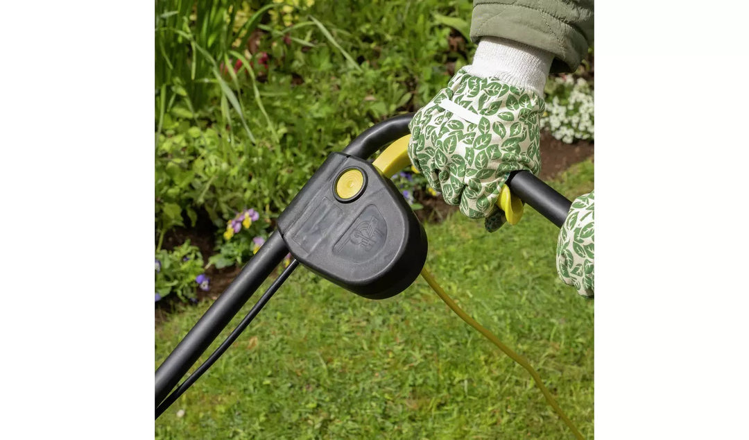 Challenge Corded 32cm Rotary Lawnmower 1000w & 22cm Grass Trimmer