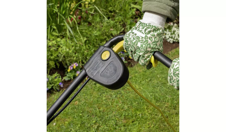 Challenge Corded 32cm Rotary Lawnmower 1000w & 22cm Grass Trimmer