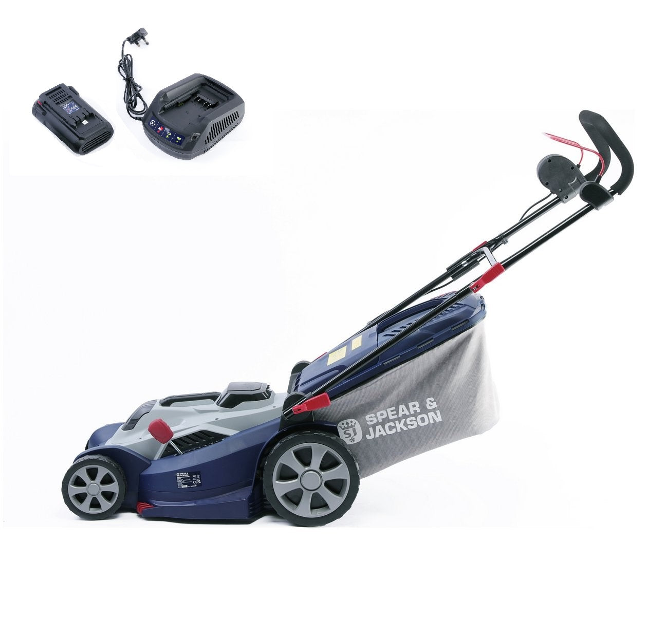 Spear & Jackson 40cm Cordless Rotary Lawnmower 36V 1 Battery - USED ITEM