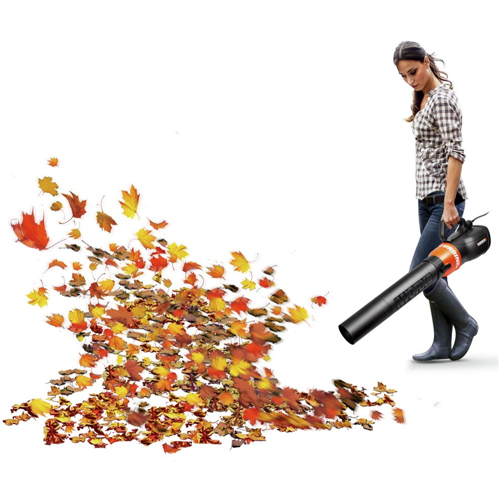 WORX WG518E Corded Turbine Garden Blower - 2500W