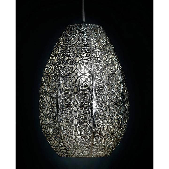 Home Global Metal Filigree Lampshade - 21cm