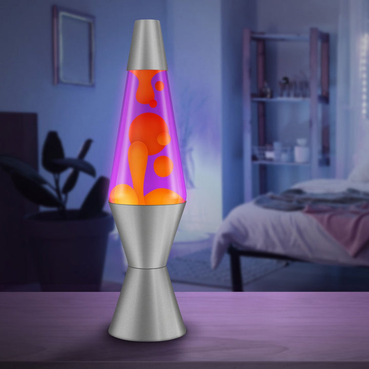 Lava 17in Radiance Lamp - Orange & Violet