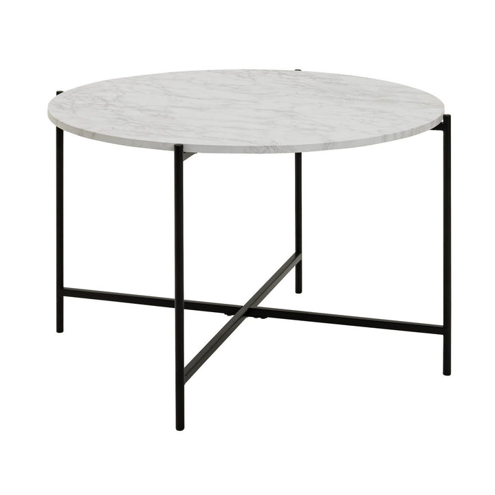 Home Jules Round Coffee Table - Black & White