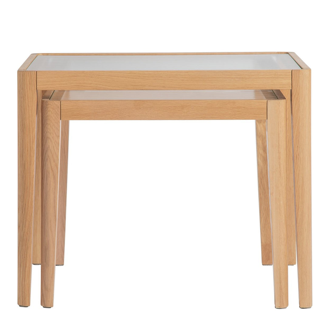 Habitat Camellia Nest of 2 Tables - Natural