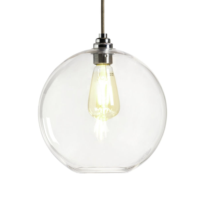 Habitat Toba Pendant Glass Light Shade - Clear