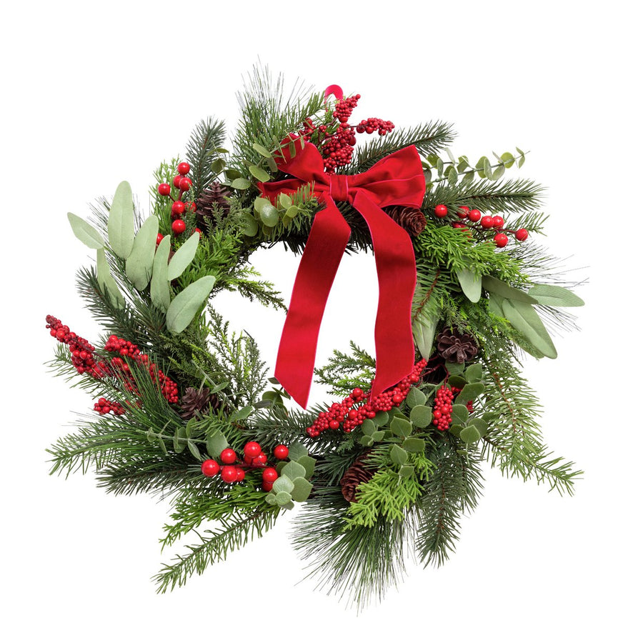 Home Traditional Christmas Decoration Wreath 