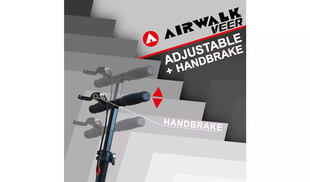 Airwalk Veer Suspension Folding Big Wheeled Scooter