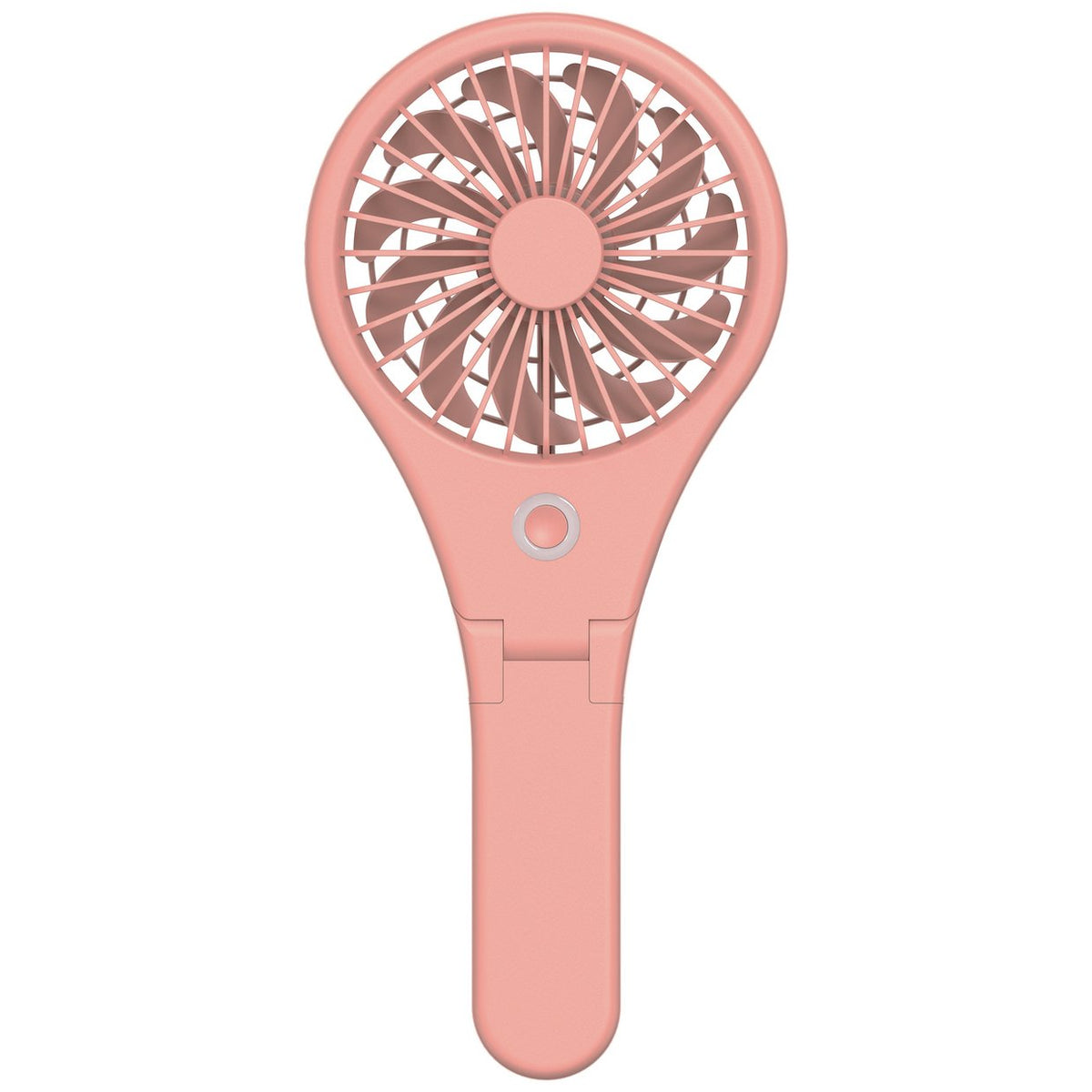 Bush Pink Handheld & Foldable Rechargeable Desk Fan - 4 Inch