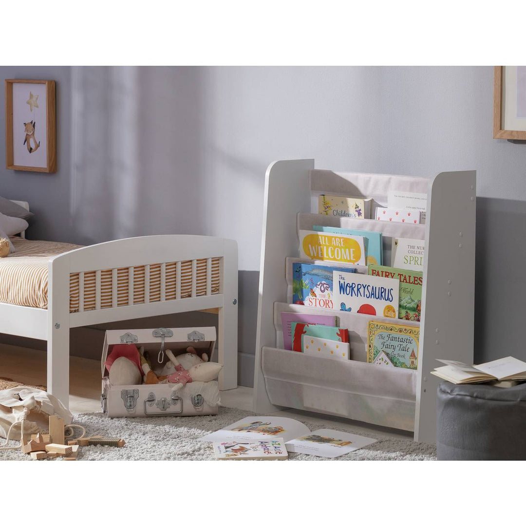 Home Kids Book Tidy - White