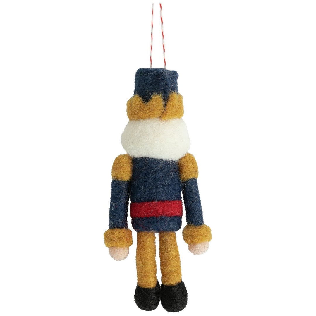 Home Pack of 3 Nutcracker Christmas Tree Hanging Decorations