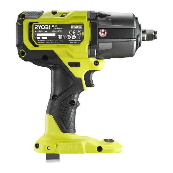 Ryobi RIWH18X-0 18V ONE+™ HP Cordless Brushless High Torque Impact Wrench (Bare Tool)