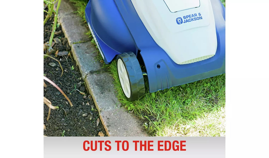 Spear & Jackson Cordless Lawnmower With 2 Battery Packs - 40V