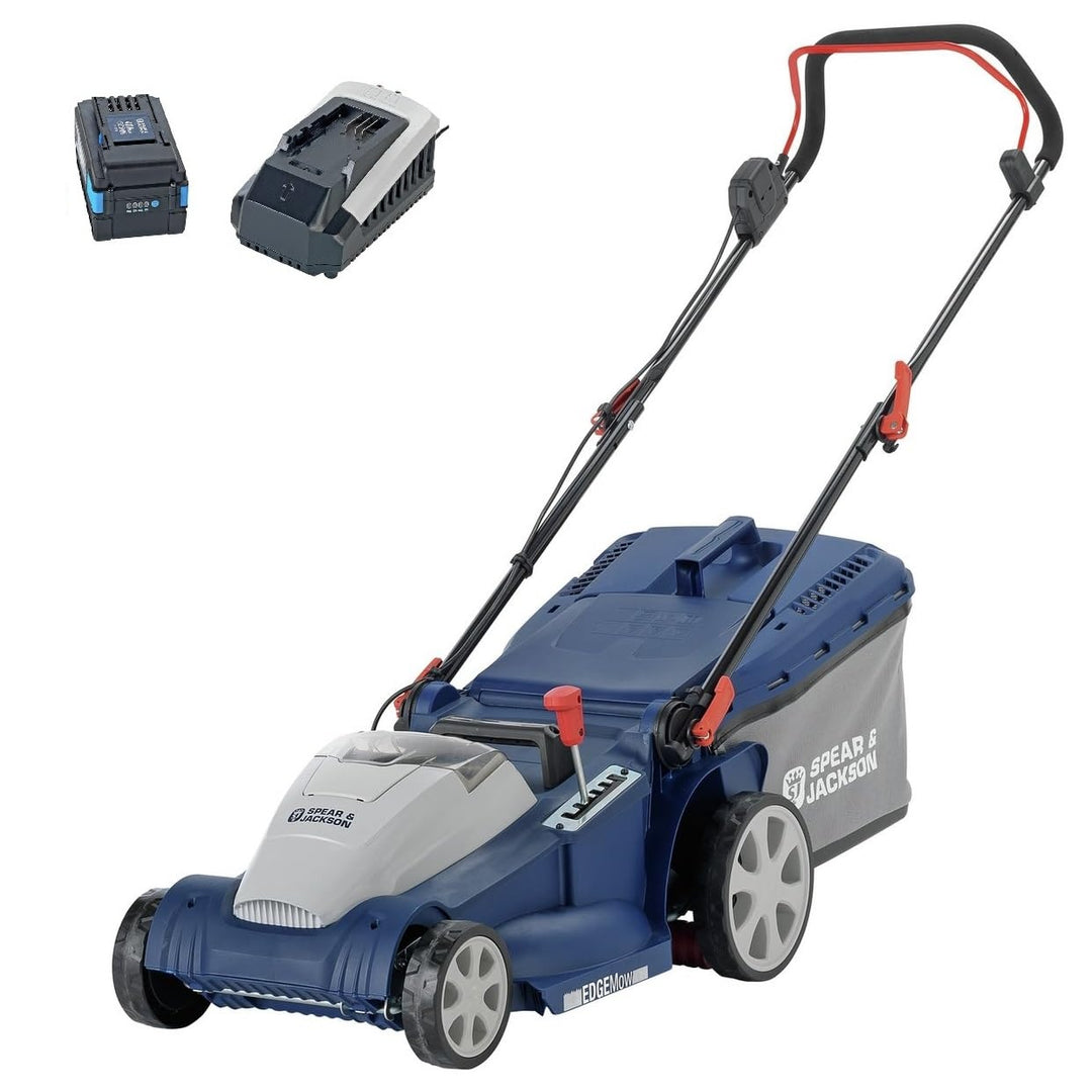 Spear & Jackson 42cm Cordless Lawnmower 1x 40V 4Ah Battery - USED ITEM