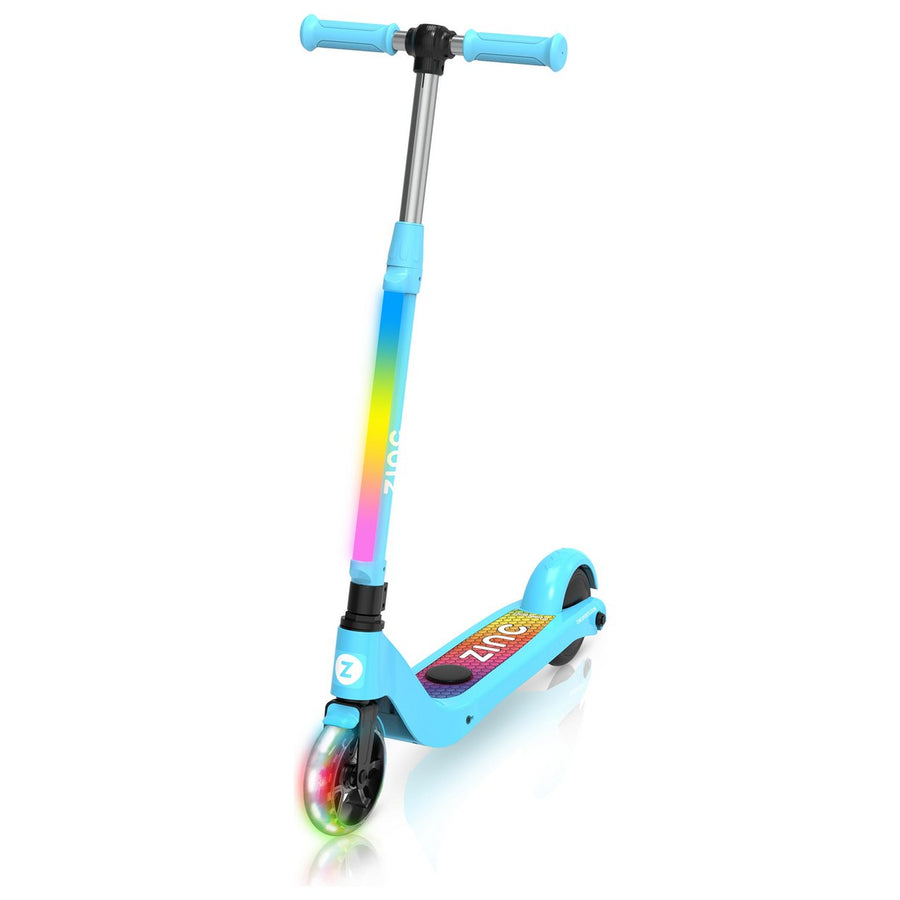 Zinc Light Up Starlight Kids Electric Scooter - Blue