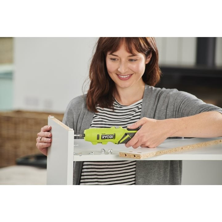 Ryobi RSDP4-120G-04 V Cordless Pivoting Screwdriver (1x 4V 2.0Ah)