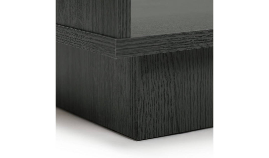 Home Cubes 1 Shelf Coffee Table - Black