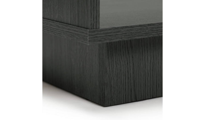 Home Cubes 1 Shelf Coffee Table - Black