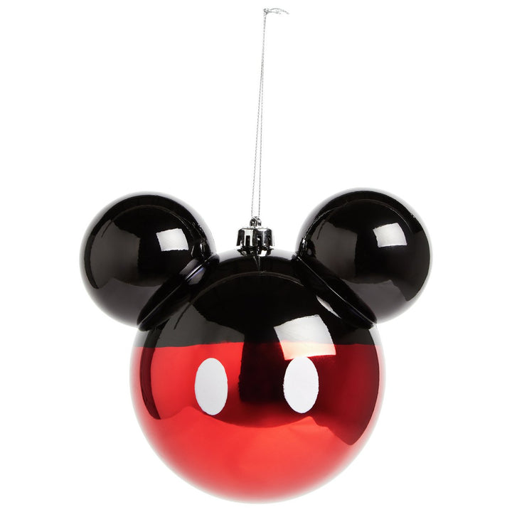 Disney Large Mickey Mouse Christmas Bauble - Red