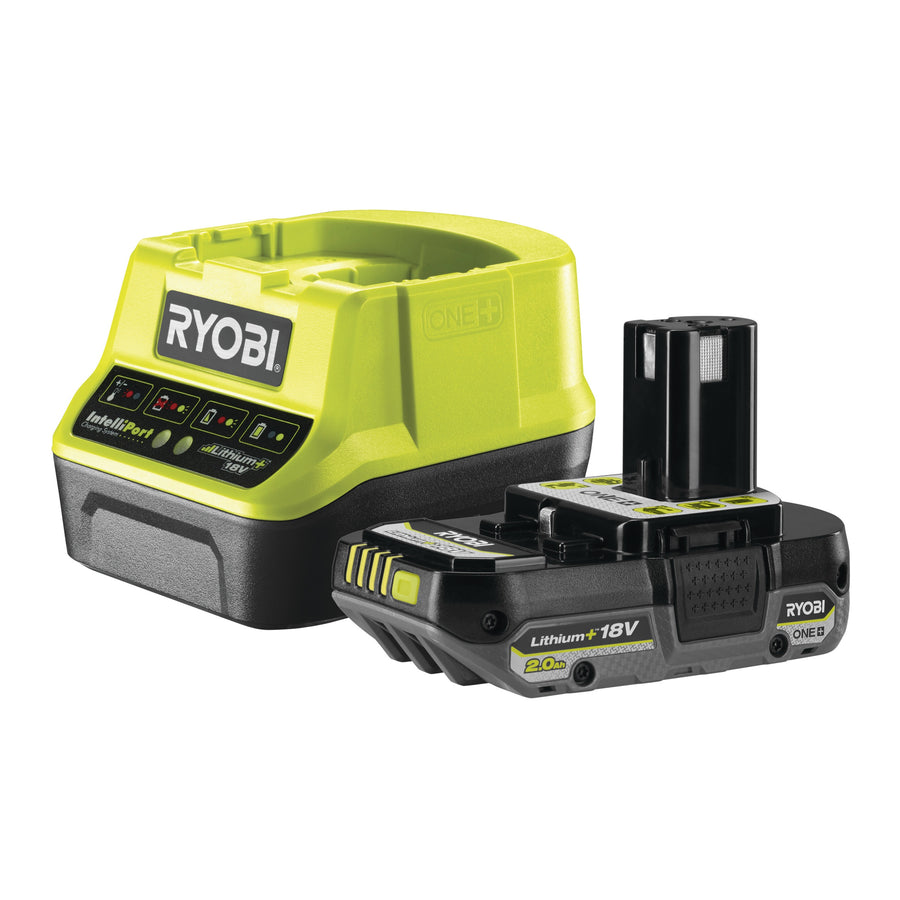 Ryobi RC18120-1C20 18V ONE+™ Lithium+ 1 x 2.0Ah Battery & 2.0A Charger Kit