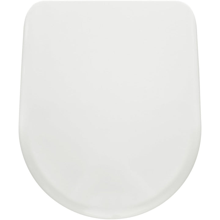 Home Square Thermoplastic Slow Close Toilet Seat White