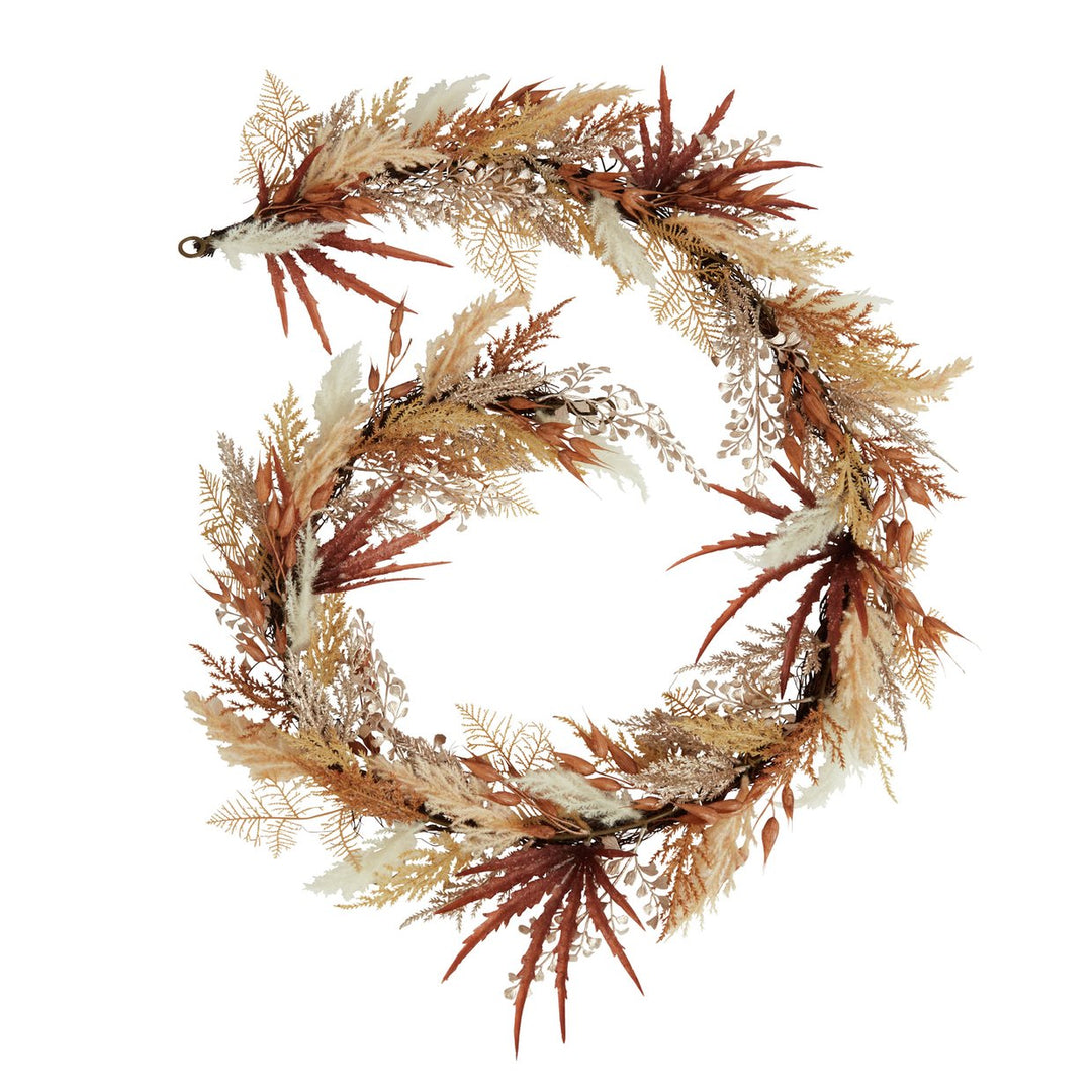Home 6ft Pampas Christmas Garland 