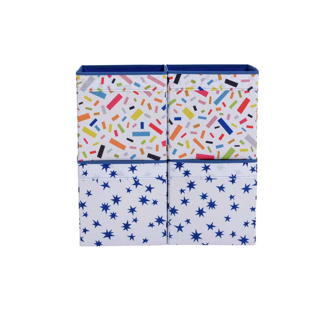 Habitat Zowie Set of 4 Pop Canvas Boxes