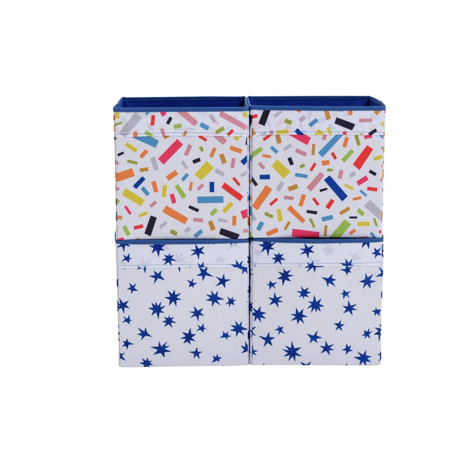 Habitat Zowie Set of 4 Pop Canvas Boxes