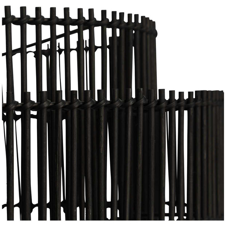 Habitat Black Bamboo Easy Fit 2 Tier Pendant Shade - 40cm