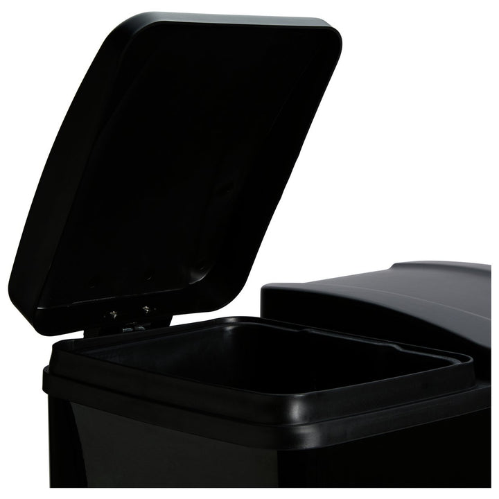 Habitat 60 Litre Twin Compartment Pedal Bin - Black