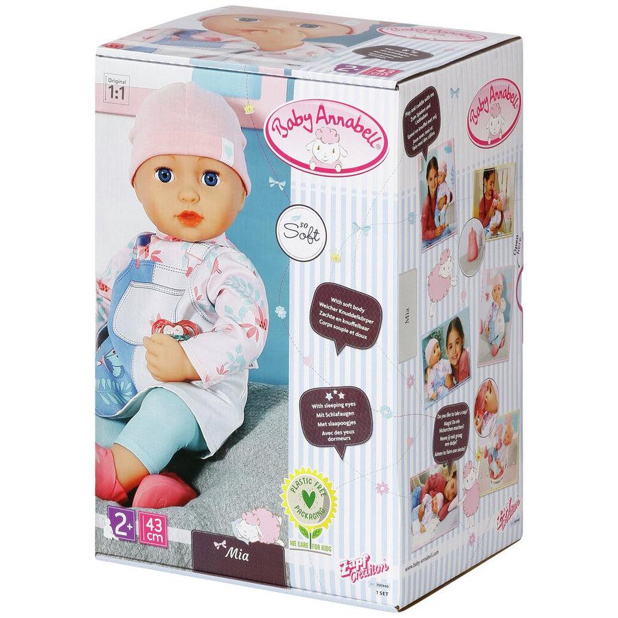 Baby Annabell Mia Baby Doll - 17inch/43cm