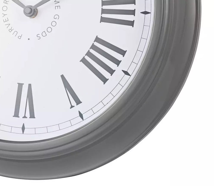 Habitat Stationary Wall Clock - Grey