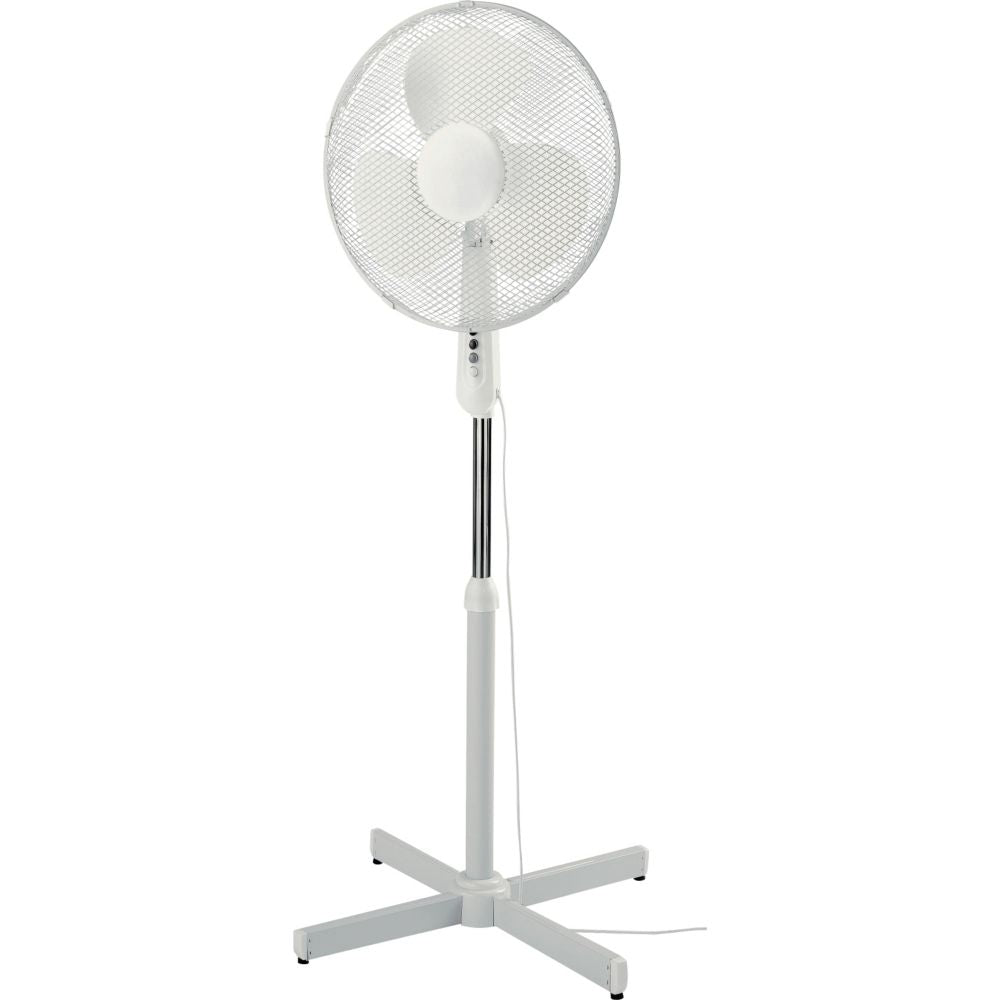 White Oscillating Pedestal Fan - 16 Inch