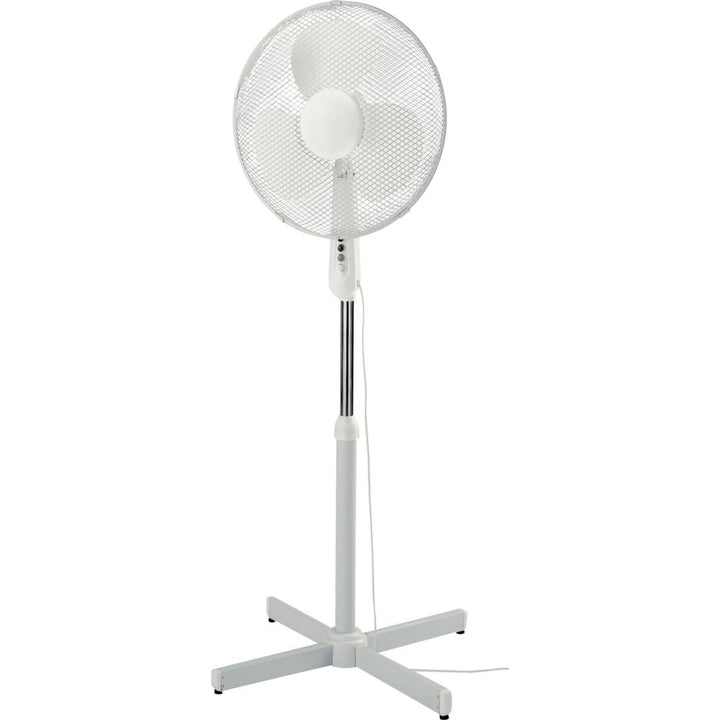 White Oscillating Pedestal Fan - 16 Inch