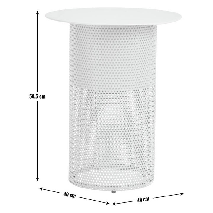 Habitat Anala Round Side Table - Blue